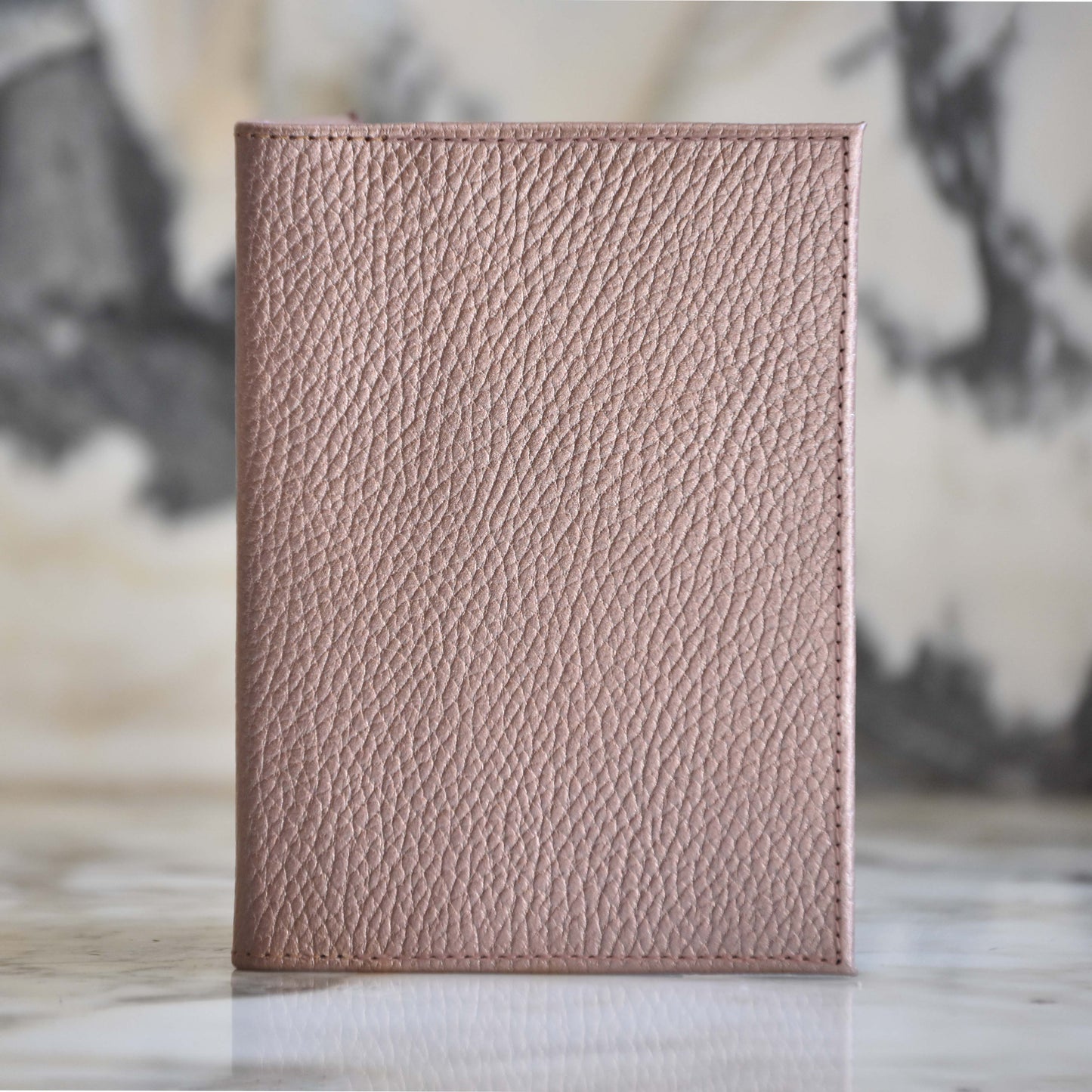 Porta Pasaporte Individual Oro Rosa Floter