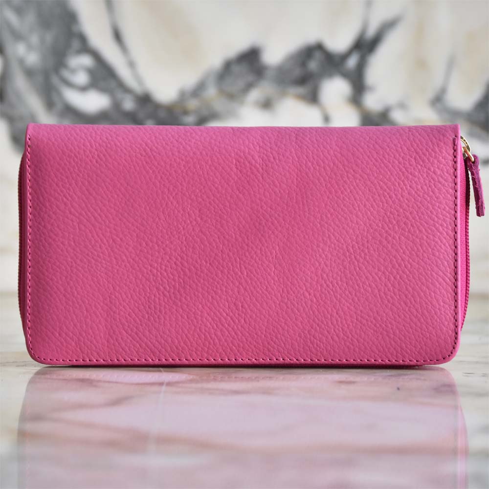 Porta Pasaporte Familiar Fucsia Floter