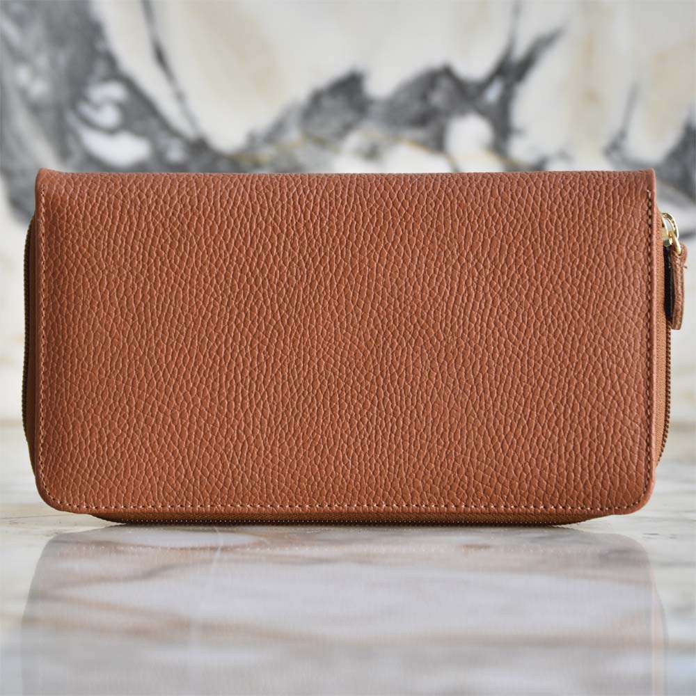 Porta Pasaporte Familiar Camel Floter