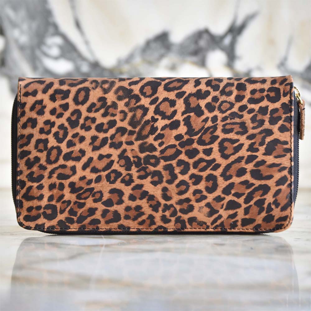 Porta Pasaporte Familiar Leopardo Floter